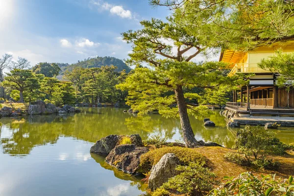 Kinkakuji Golden Pavilion, Kyoto, Japan — Stockfoto