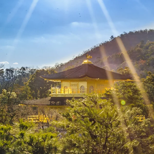 Kinkakuji Golden Pavilion, Kioto, Japonia — Zdjęcie stockowe