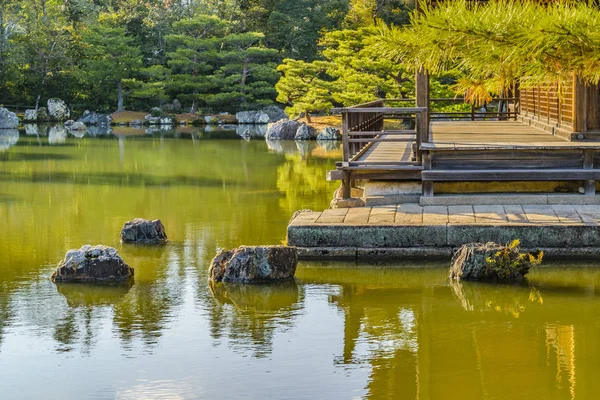 Kinkakuji Golden Pavilion, Kyoto, Japan — Stockfoto