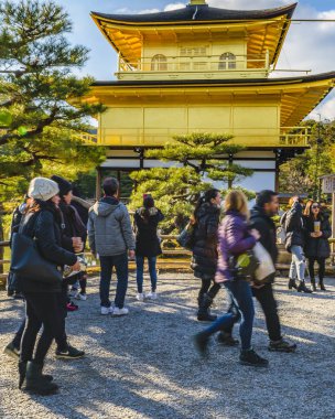 Kinkakuji Golden Pavilion, Kyoto, Japan clipart