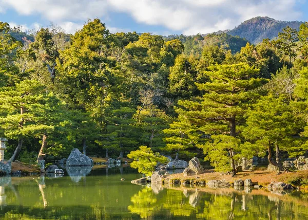 Kinkakuji Golden Pavilion, Kyoto, Japan — Stockfoto