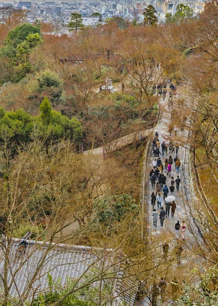 Vista aérea de Kioto desde el Templo Kiyomizudera — Foto de Stock