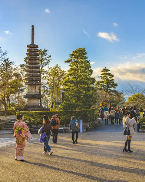 Kiyomizudera Temple, Kjóto, Japonsko — Stock fotografie