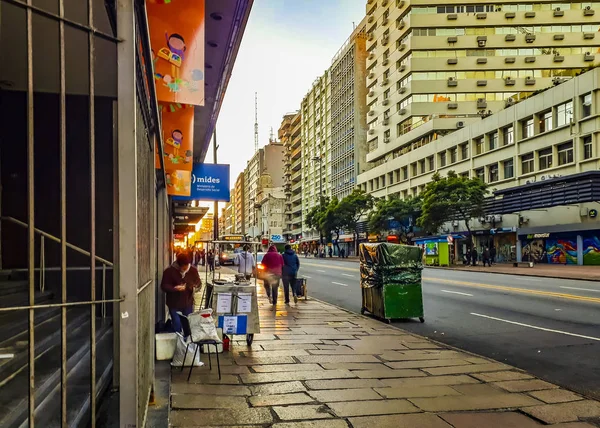 18 de Julio Caddesi, Montevideo, Uruguay — Stok fotoğraf