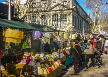 Tristan Narvaja Fair Street, Montevideo, Uruguay