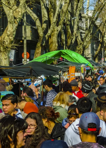 Tristan Narvaja Fair Street, Montevideo, Uruguay — Stok fotoğraf