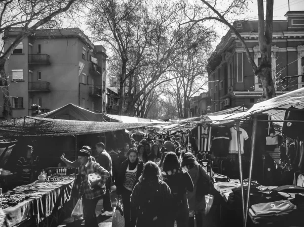 Tristan Narvaja Fair Street, Montevideo, Uruguay — Stok fotoğraf