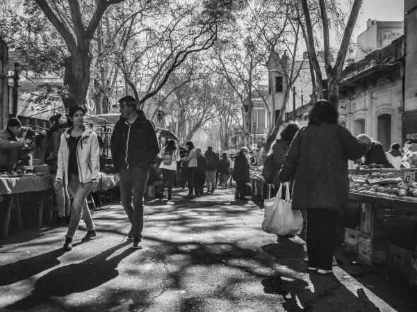 Tristan Narvaja Fair Street, Montevideo, Urugwaj — Zdjęcie stockowe