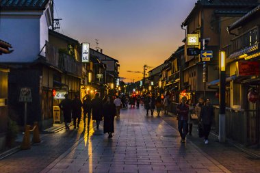 Gion District Urban Scene, Kyoto, Japonya