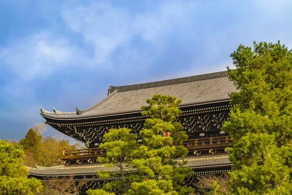 寺庙立面， 京都， 日本 — 图库照片