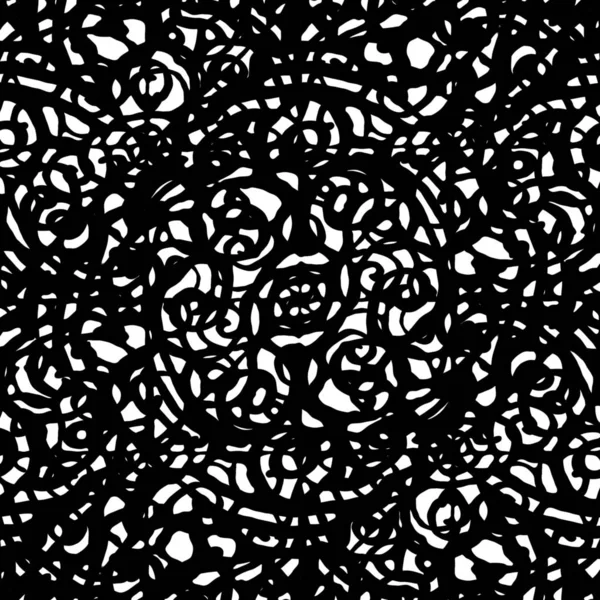 Textura intrincada abstracta blanco y negro — Foto de Stock