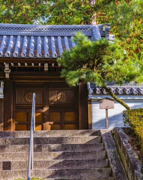 Temple Facade, Kyoto, Japonya