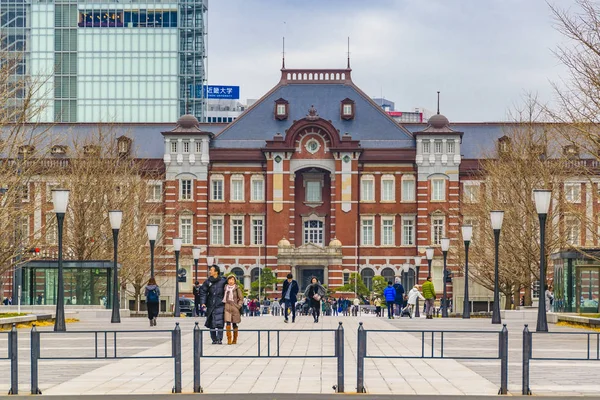 Σταθμός Tokyo Facade, Ιαπωνία — Φωτογραφία Αρχείου