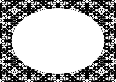 Daire çerçeve arka plan ile dekore edilmiş sınırları