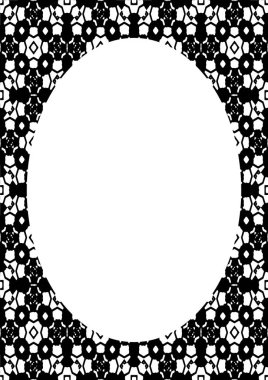 Daire çerçeve arka plan ile dekore edilmiş sınırları