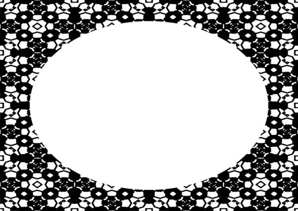 Daire çerçeve arka plan ile dekore edilmiş sınırları
