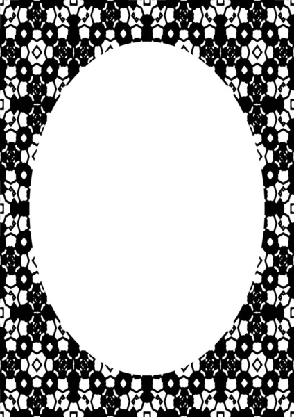 Daire çerçeve arka plan ile dekore edilmiş sınırları