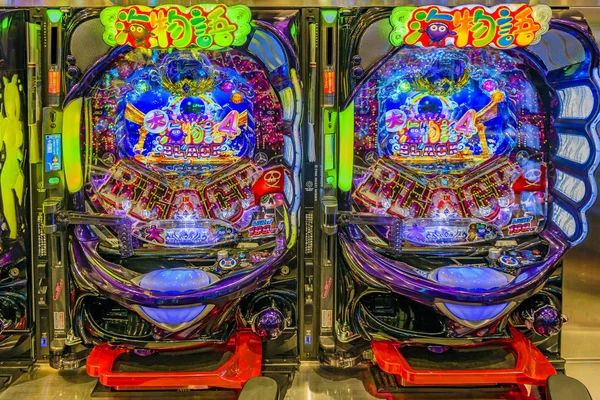 Pachinko Machines, Tokyo prefektur, Japan — Stockfoto