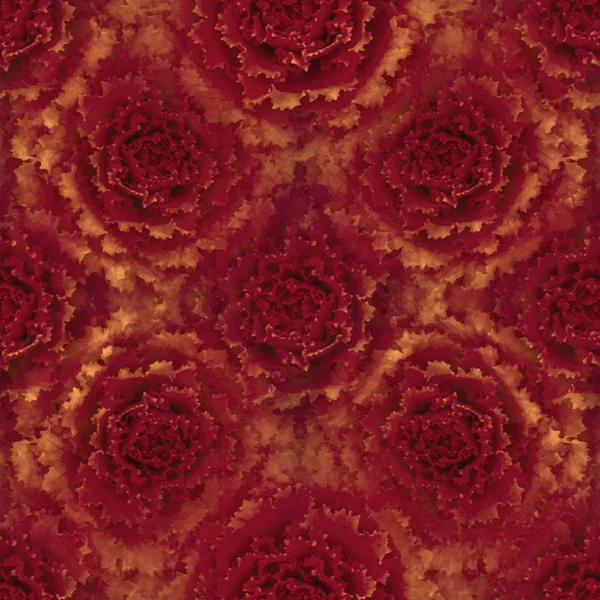 Canlı Kırmızı Çiçek Dikişsiz Desen Kolaj — Stok fotoğraf