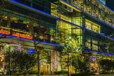 Chiyoda Night Urban Scene, Tokyo, Japonya