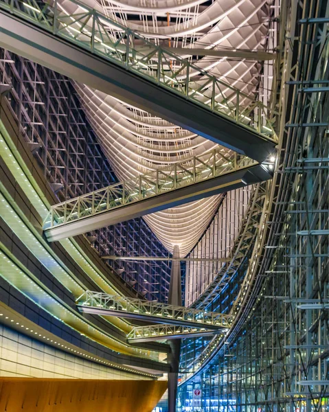 Tokyo Forum Building Interior View, Tokio, Japón — Foto de Stock