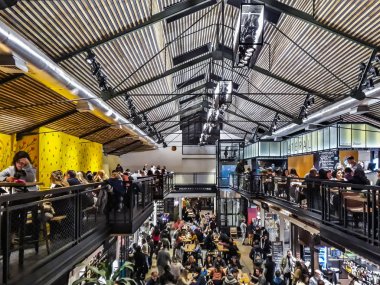 Food Court Building Interior, Montevideo, Uruguay