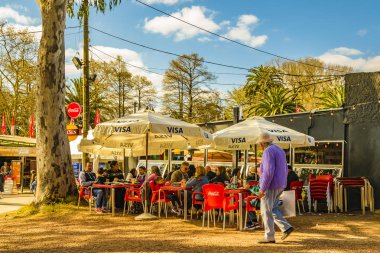 Bar at Rural Exhibition, Montevideo, Uruguay