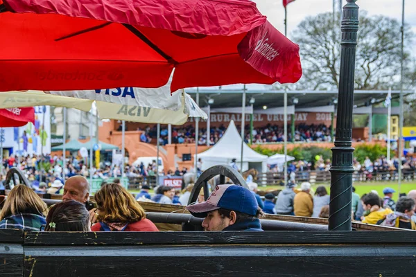 People at Bar, Exposition rurale, Montevideo, Uruguay — Photo