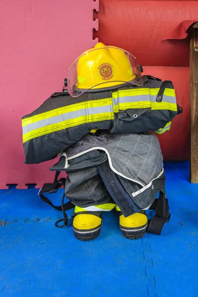 Equipo de bomberos, Montevideo, Uruguay —  Fotos de Stock