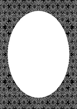 Daire çerçeve arka plan ile dekore edilmiş sınırları