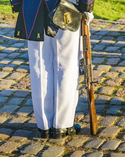 Katonai Gárda, Oribe Tengerészeti Múzeum, Montevideo, Uruguay — Stock Fotó