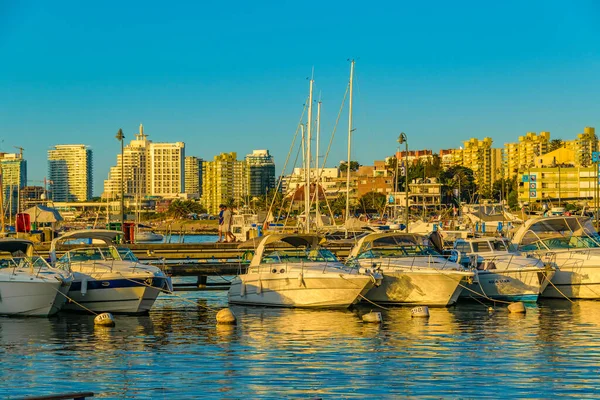 Punta Del Este Uruguay February 2020 Cityscape Scene Port Punta — стокове фото