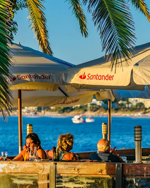 Punta Del Este Uruguay February 2020 Nsanlar Liman Barında Güneşli — Stok fotoğraf