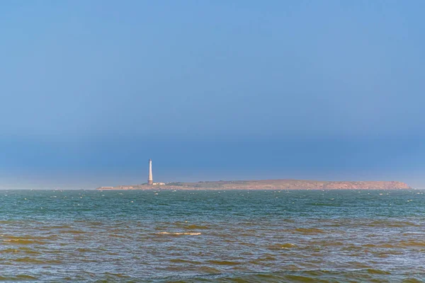 Довга Далека Стрілянина Лабос Острівний Ландшафт Punta Del Este Uruguay — стокове фото