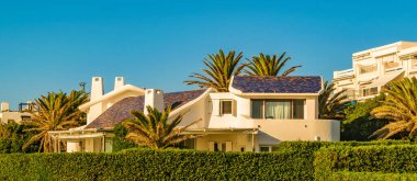 Üst sınıf mahalle binaları, punta del este, uruguay