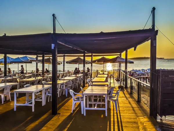 Punta Del Este Uruguay Φεβρουαριοσ 2020 Waterfront Restaurant Mansa Beach — Φωτογραφία Αρχείου