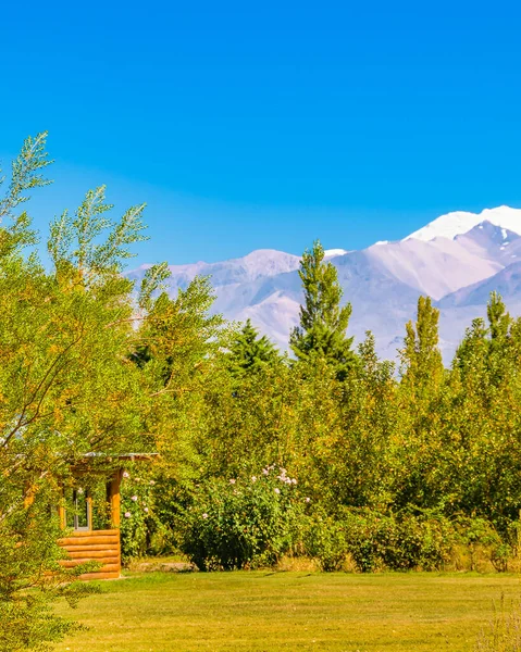 Peaceful countryside landscape scene at san juan province, argentina