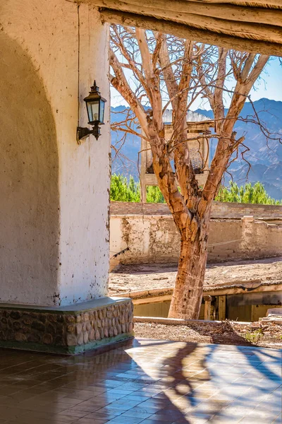 Eski Kilisesinin Dış Görünüşü Calingasta Kasabası San Juan Vilayeti Arjantin — Stok fotoğraf