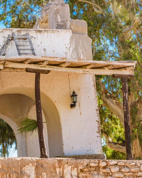 Exterieur Uitzicht Oude Jezuïeten Parochie Gelegen Calingasta Stad Provincie San — Stockfoto