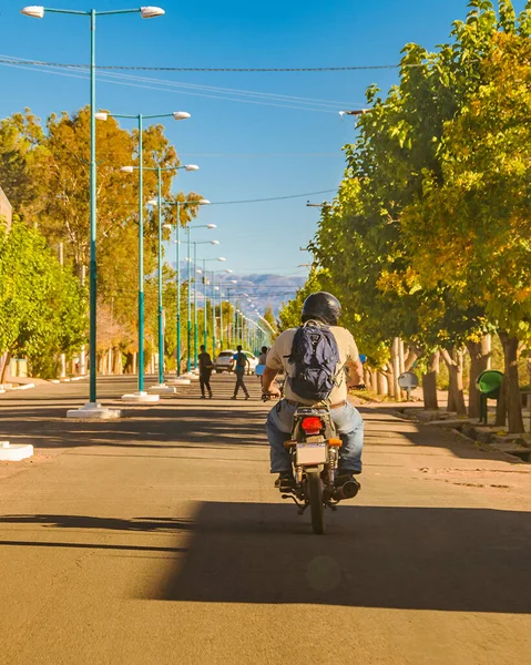 San Juan Argentina Abril 2019 Escena Urbana Avenida Principal Del — Foto de Stock