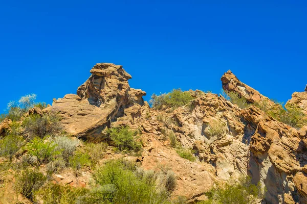 Paisaje Rocoso Árido Paisaje Montañoso Provincia San Juan Argentina — Foto de Stock