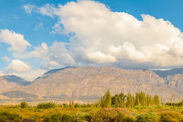 Countryside Sunny Day Landscape Scene San Juan Province Argentina — Stock Photo, Image