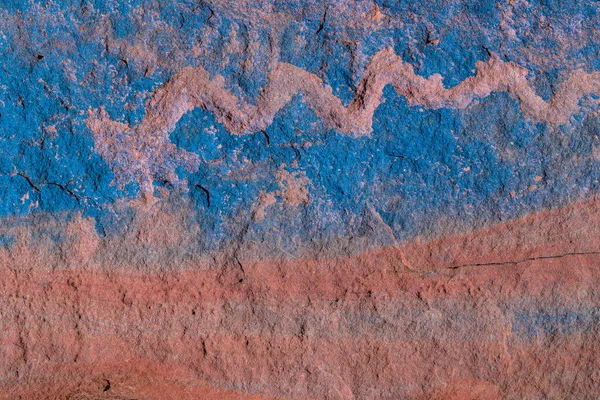 Sydamerika Petroglyfer Konst Talampaya Nationalpark Rioja Provinsen Argentina — Stockfoto