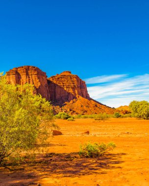 Talampaya Ulusal Parkı 'ndaki gündüz manzarası, la rioja bölgesi, Arjantin