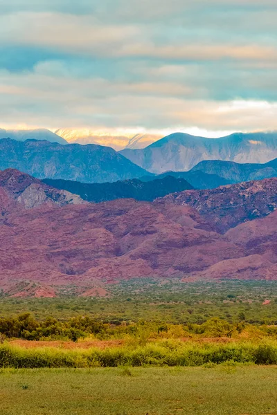 Escenario Paisaje Diurno Andino Provincia Rioja Argentina —  Fotos de Stock