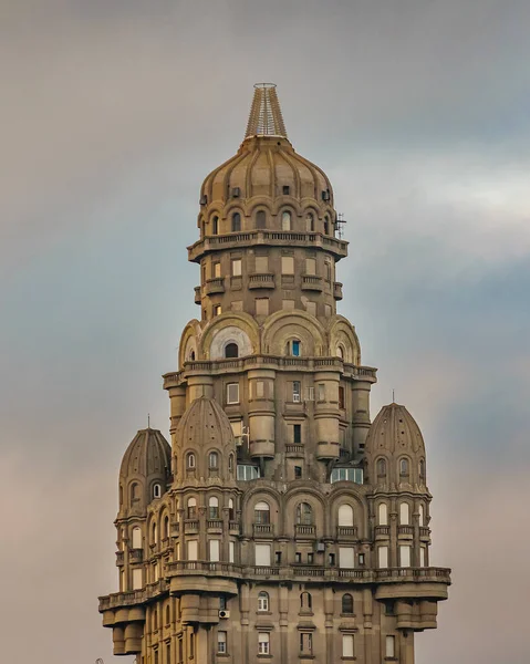 Plan Extérieur Célèbre Palais Salvo Ville Montevideo Uruguay — Photo