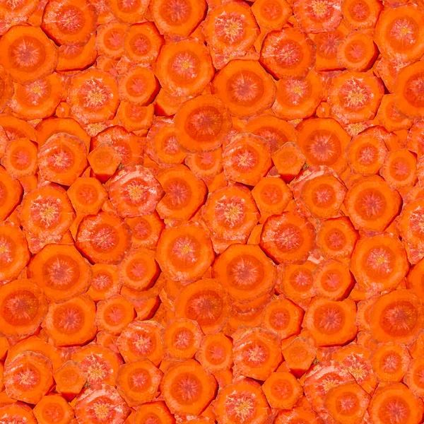 Conversationeel Patroon Ontwerp Wortel Stukken Foto Motief Oranje Kleuren — Stockfoto