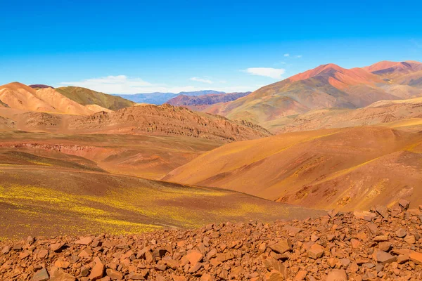 Prachtige Gekleurde Bergen Landschap Brava Lagune Reservaat Rioja Provincie Argentinië — Stockfoto