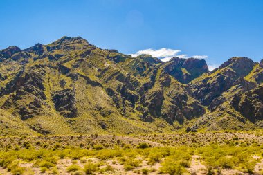 Brava lagün rezervindeki güzel puna ve andean manzarası, la rioja vilayeti, Arjantin