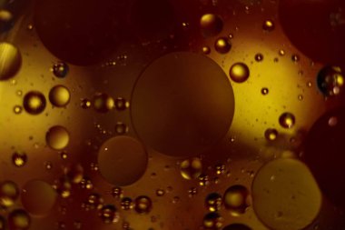 bir bardak su, makro alınan içinde Kupası petrol düştü